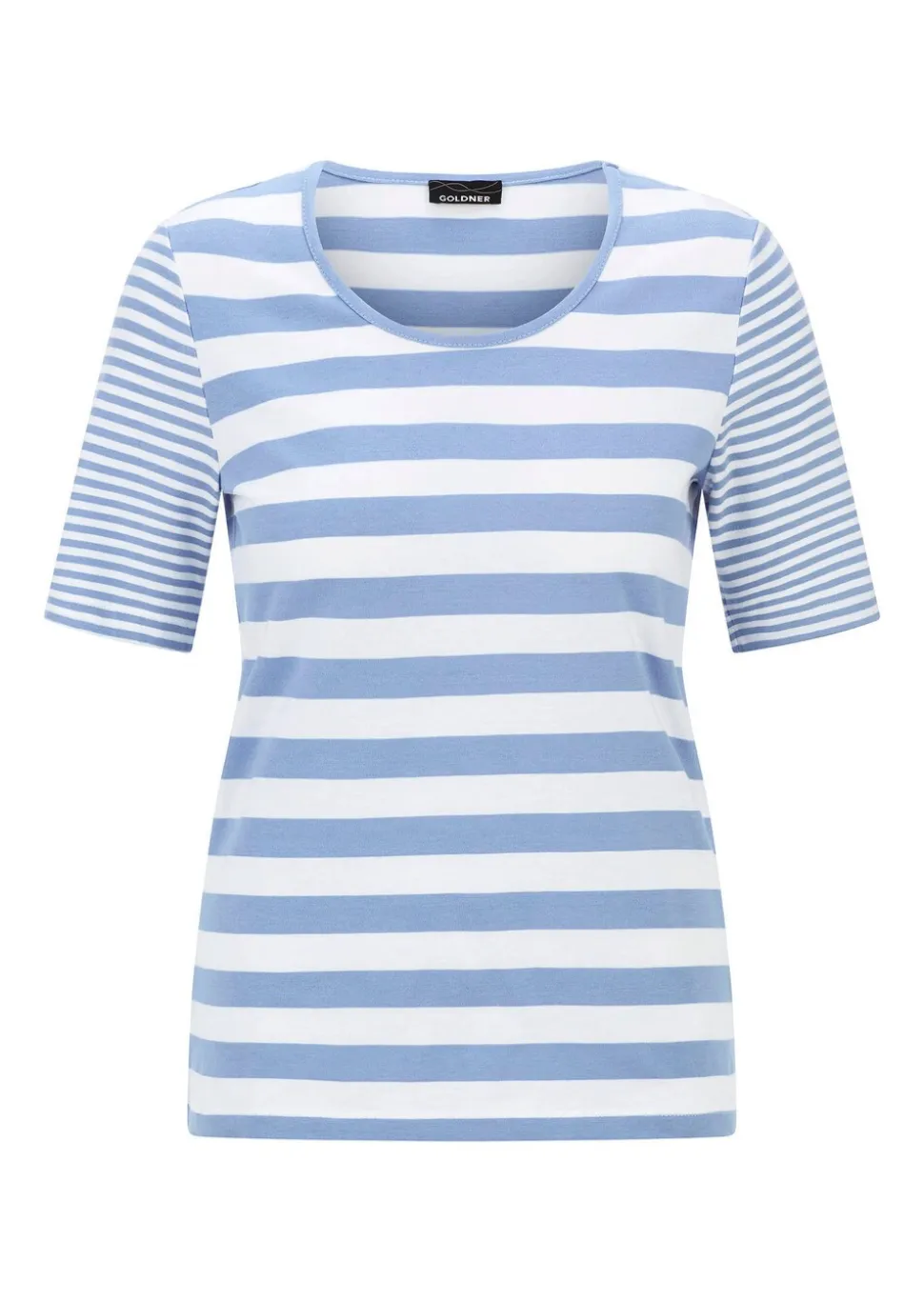 T-shirt à rayures en doux mélange de coton