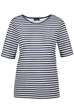 T-shirt à rayures en jersey de viscose
