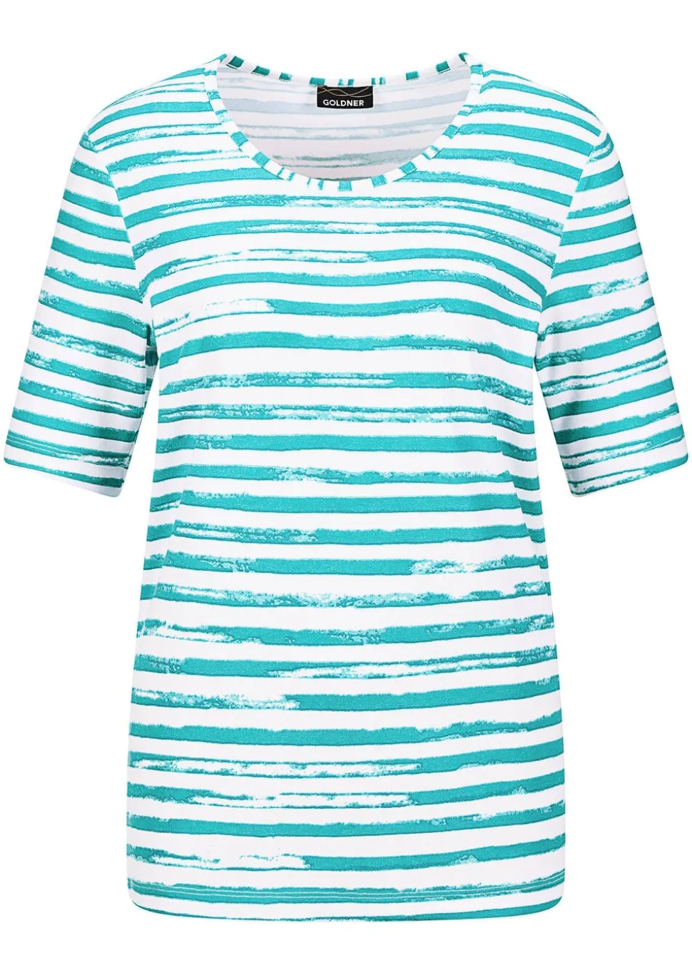 T-shirt à rayures en jersey de viscose
