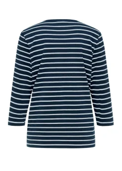 T-shirt à rayures multicolores