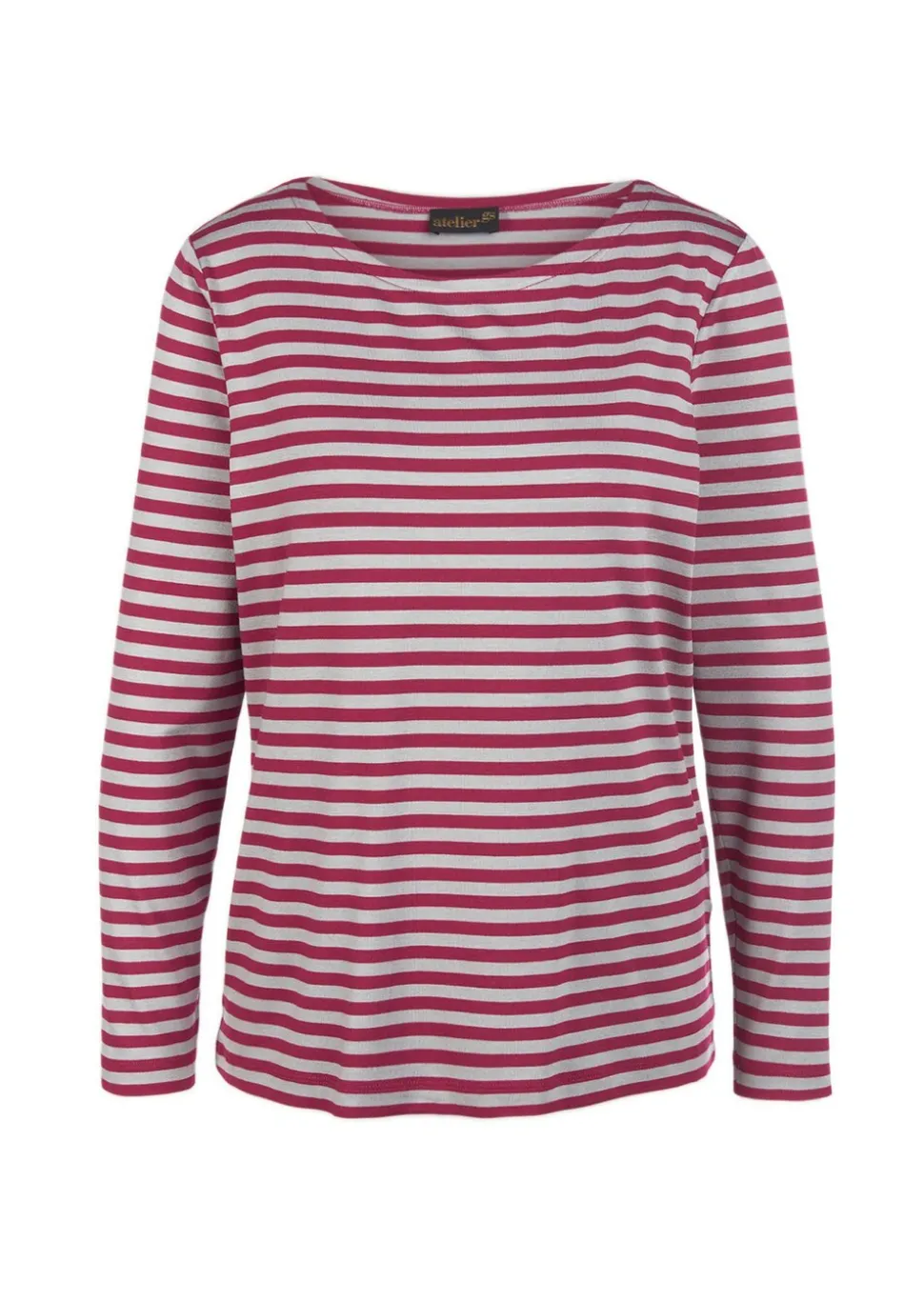 T-shirt à rayures multicolores