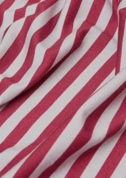 T-shirt à rayures multicolores