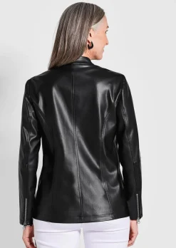 Veste aspect cuir