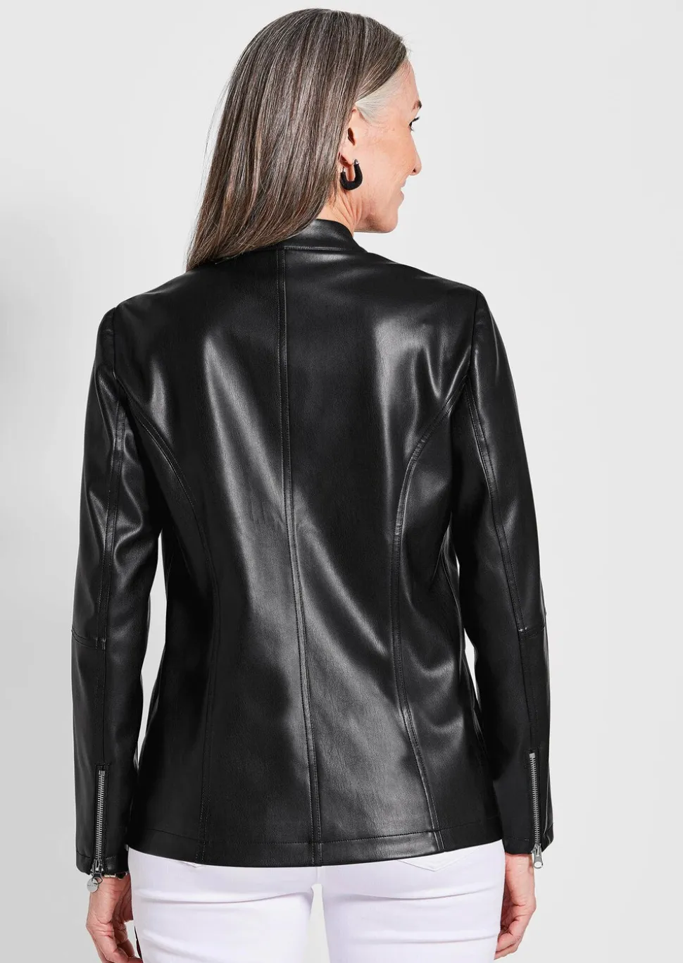 Veste aspect cuir
