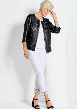 Veste aspect cuir