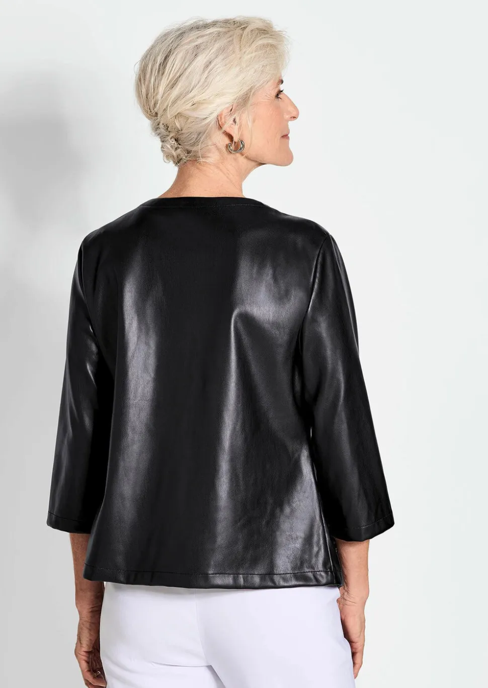 Veste aspect cuir