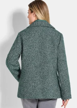 Veste aspect 2-en-1, avec empiècement matelassé