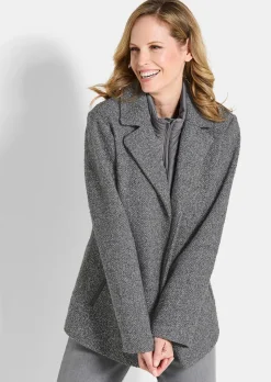 Veste aspect 2-en-1, avec empiècement matelassé