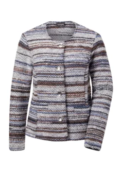 Veste aspect rayé