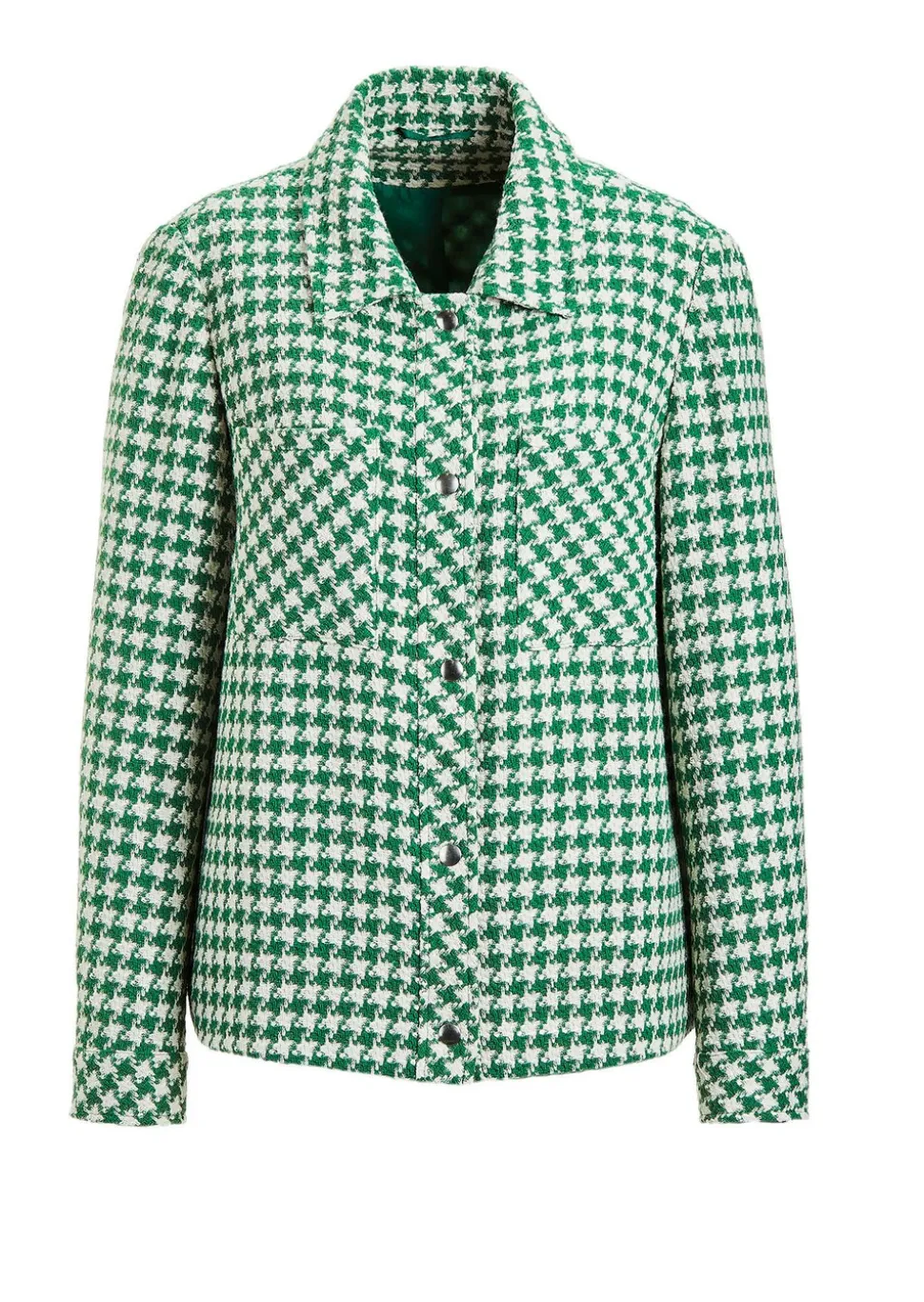 Veste avec motif pied-de-poule