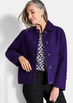 Veste avec teneur en laine douillette.