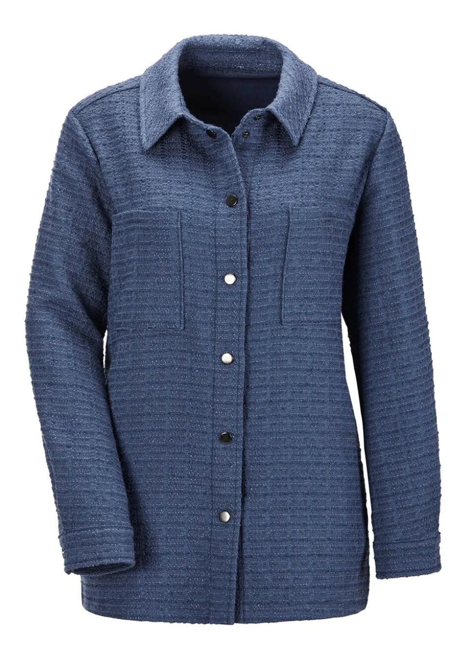 Veste chemisier aspect bouclette