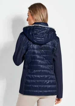 Veste à col droit