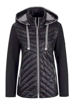Veste à col droit