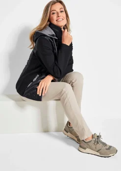 Veste à col droit