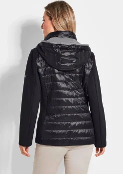 Veste à col droit