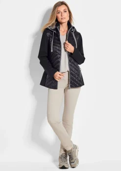 Veste à col droit