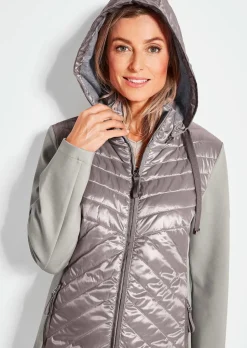 Veste à col droit