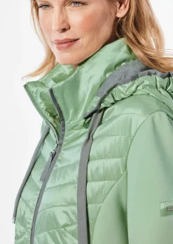 Veste à col droit