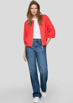 Veste courte en jersey avec détail scintillant