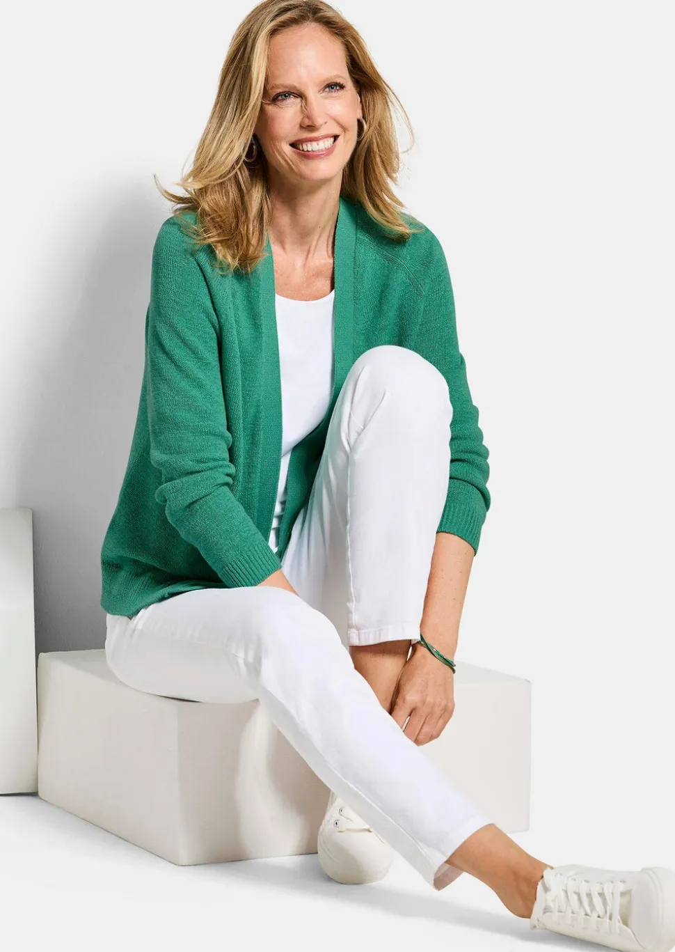 Veste courte en maille ruban