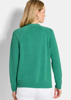 Veste courte en maille ruban