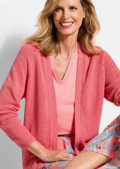 Veste courte en maille ruban