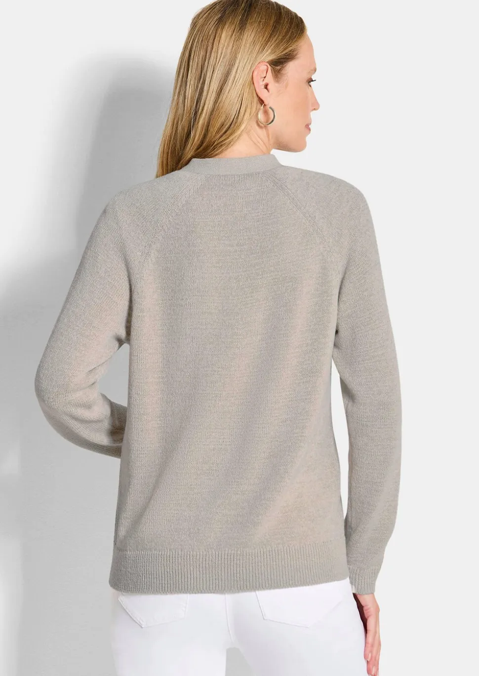 Veste courte en maille ruban
