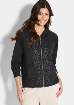 Veste de détente avec imprimé animalier