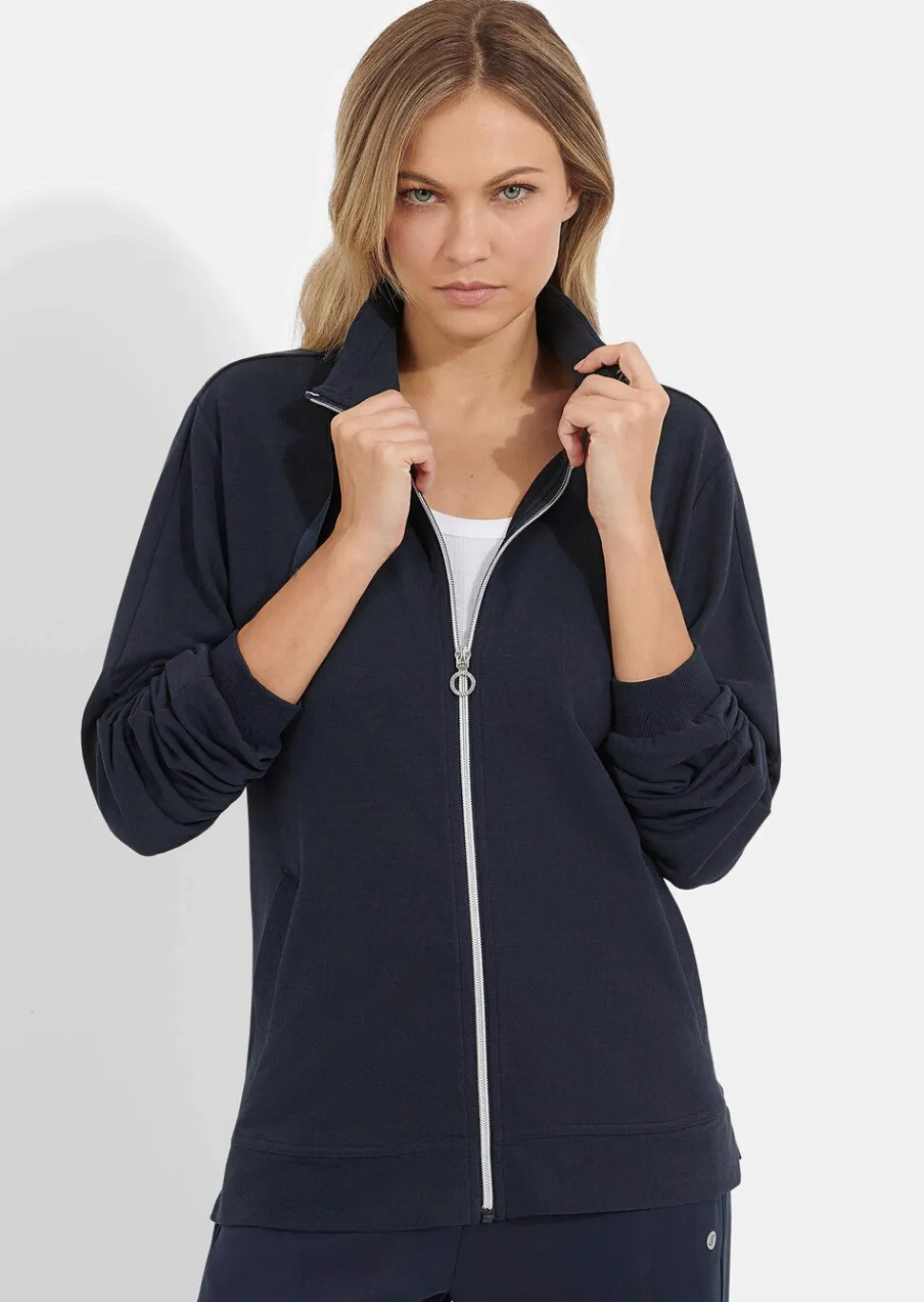 Veste de loisirs à col montant