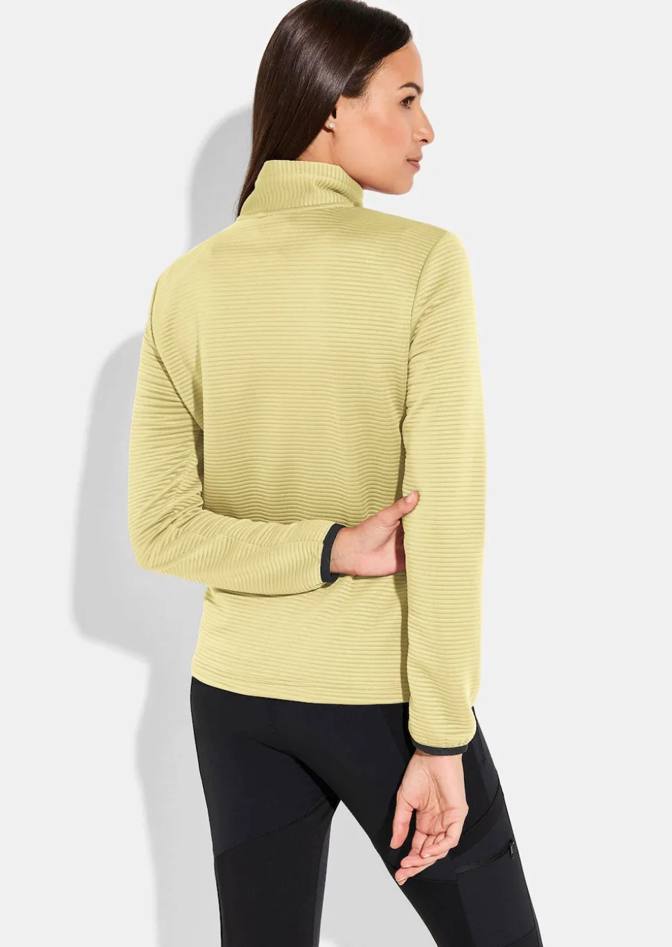 Veste de loisirs en maille côtelée