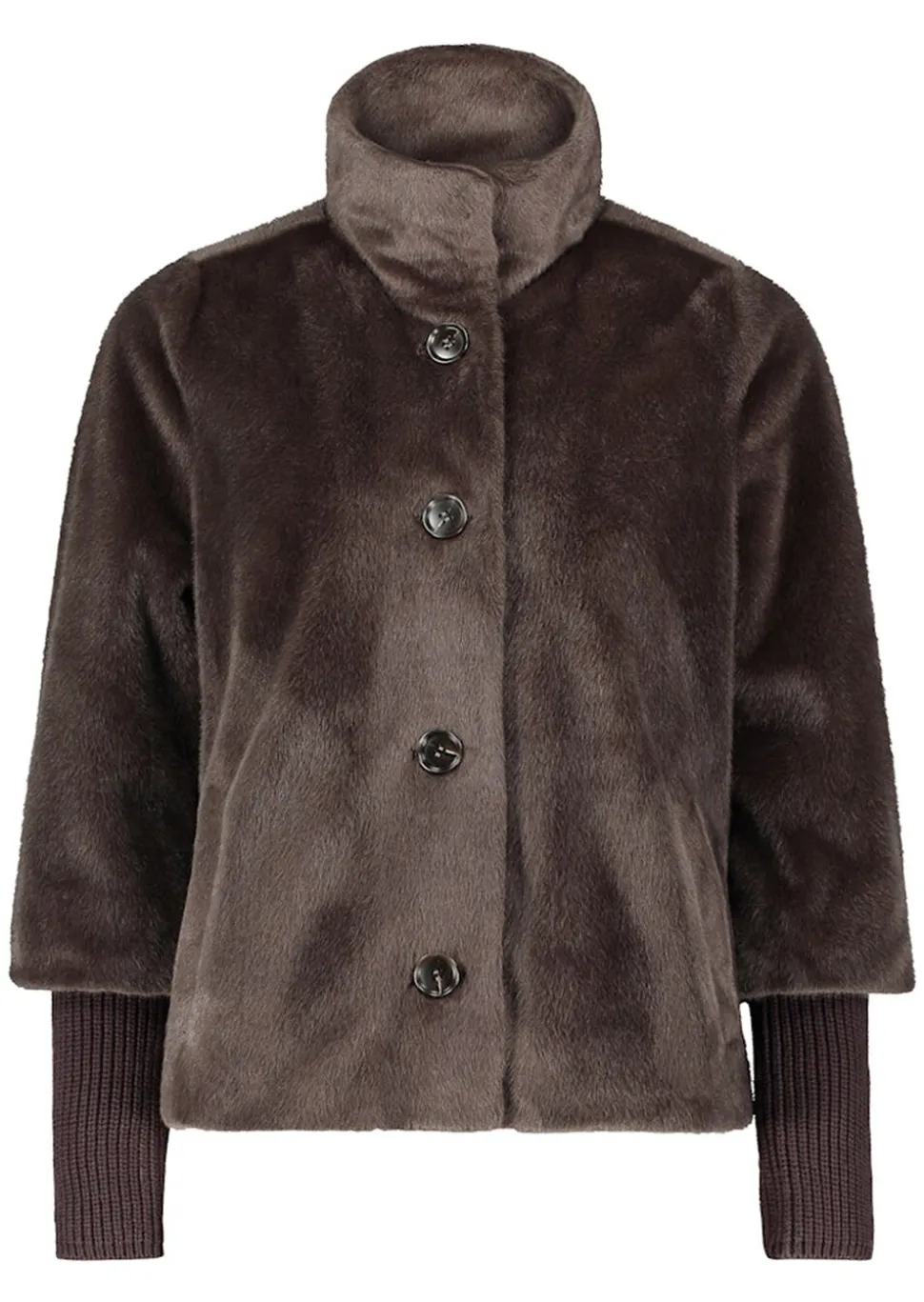 Veste de mi-saison, aspect fourrure
