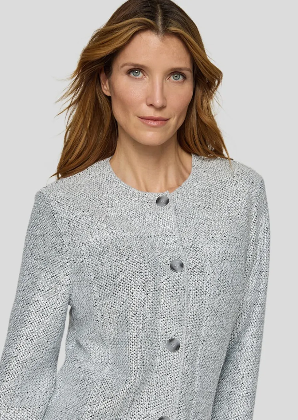Veste d’intérieur légère, à la brillance raffinée