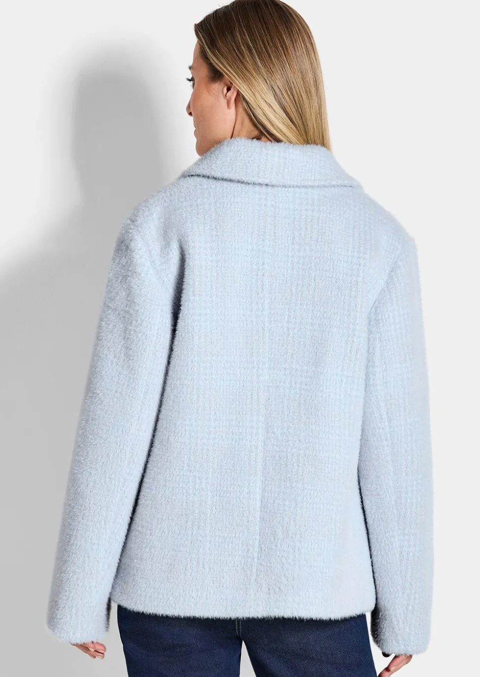 Veste duveteuse, aspect fourrure