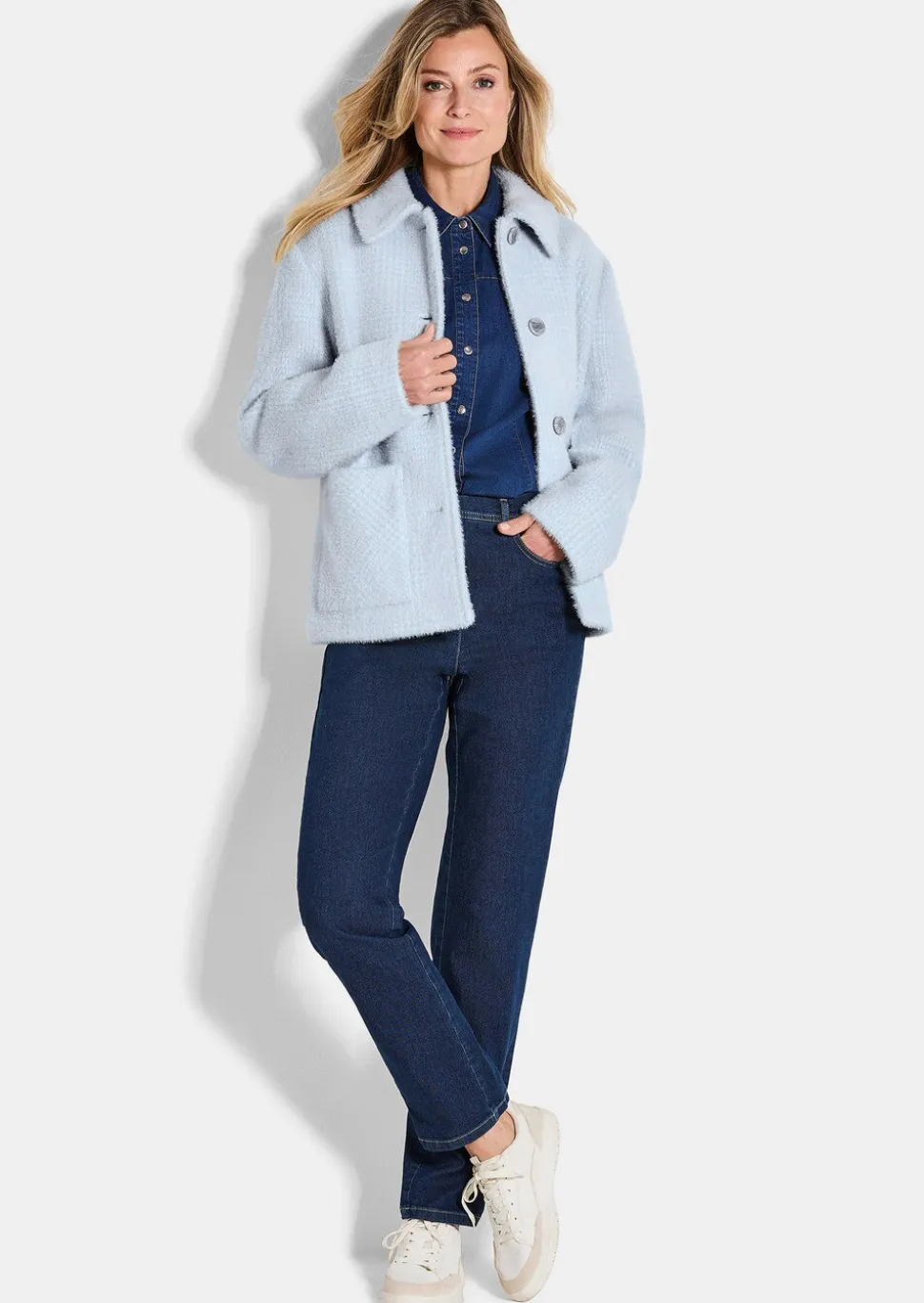 Veste duveteuse, aspect fourrure