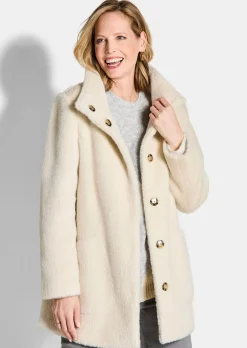 Veste duveteuse avec col montant