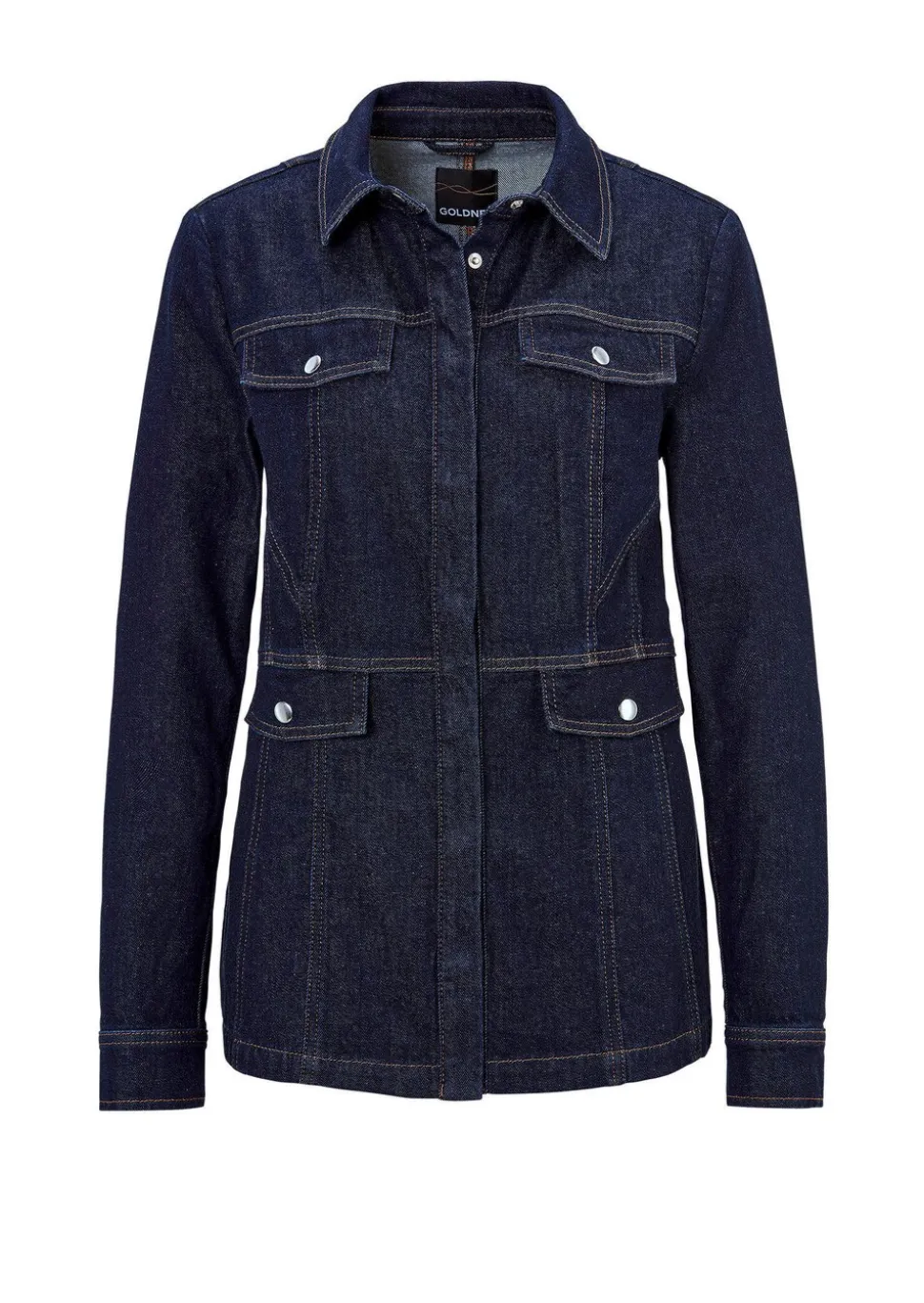 Veste en jean aux détails sport
