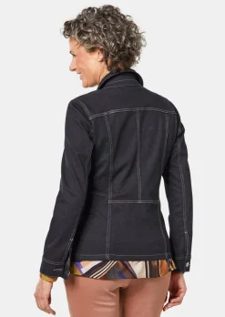 Veste en jean intemporelle agrémentée de détails séduisants