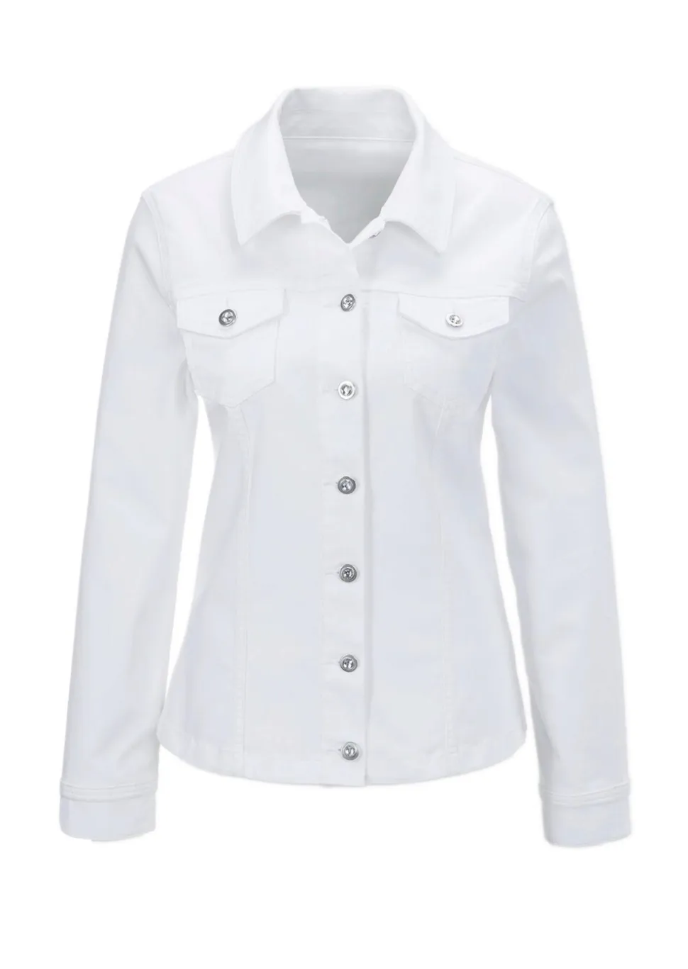 Veste en jean intemporelle agrémentée de détails séduisants