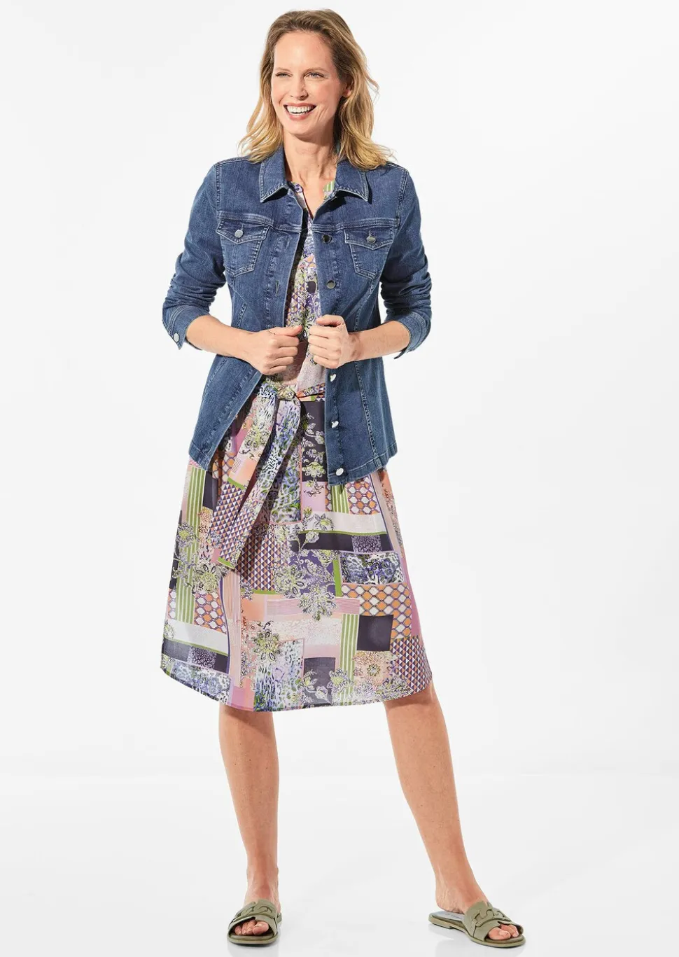 Veste en jean intemporelle agrémentée de détails séduisants