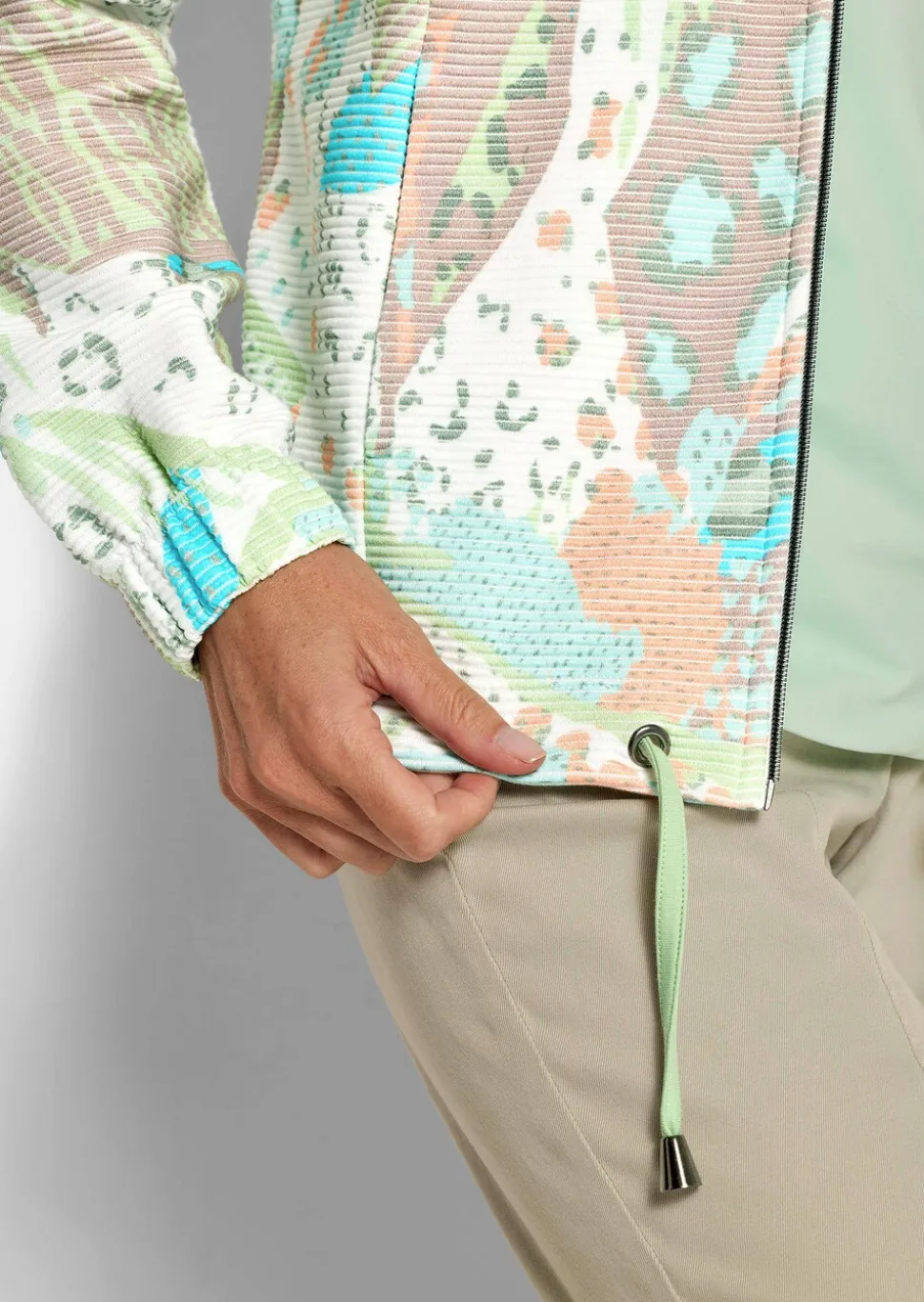 Veste en jersey à maille ottoman