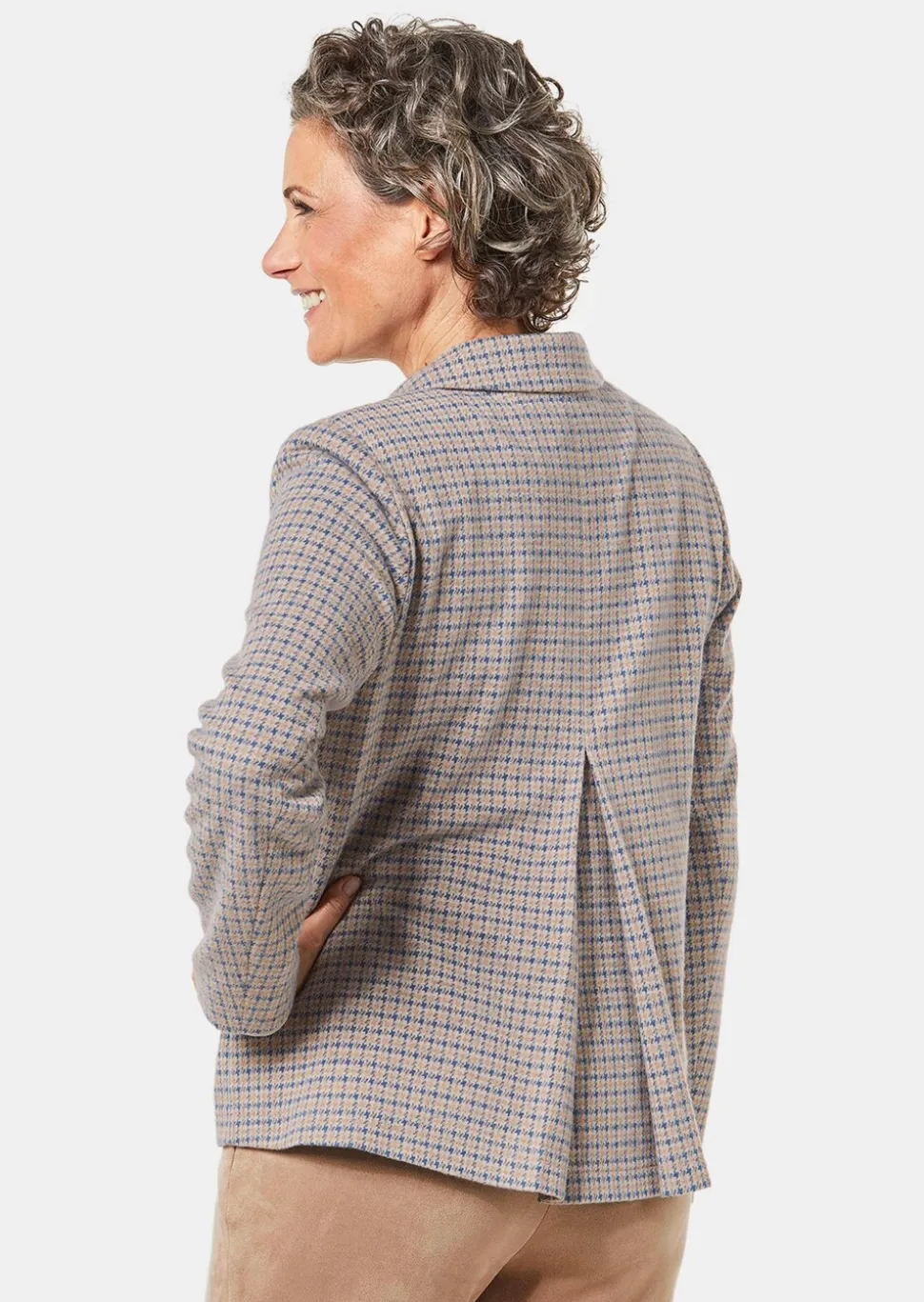 Veste en jersey structuré
