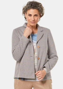 Veste en jersey structuré