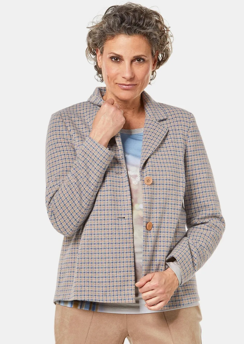 Veste en jersey structuré
