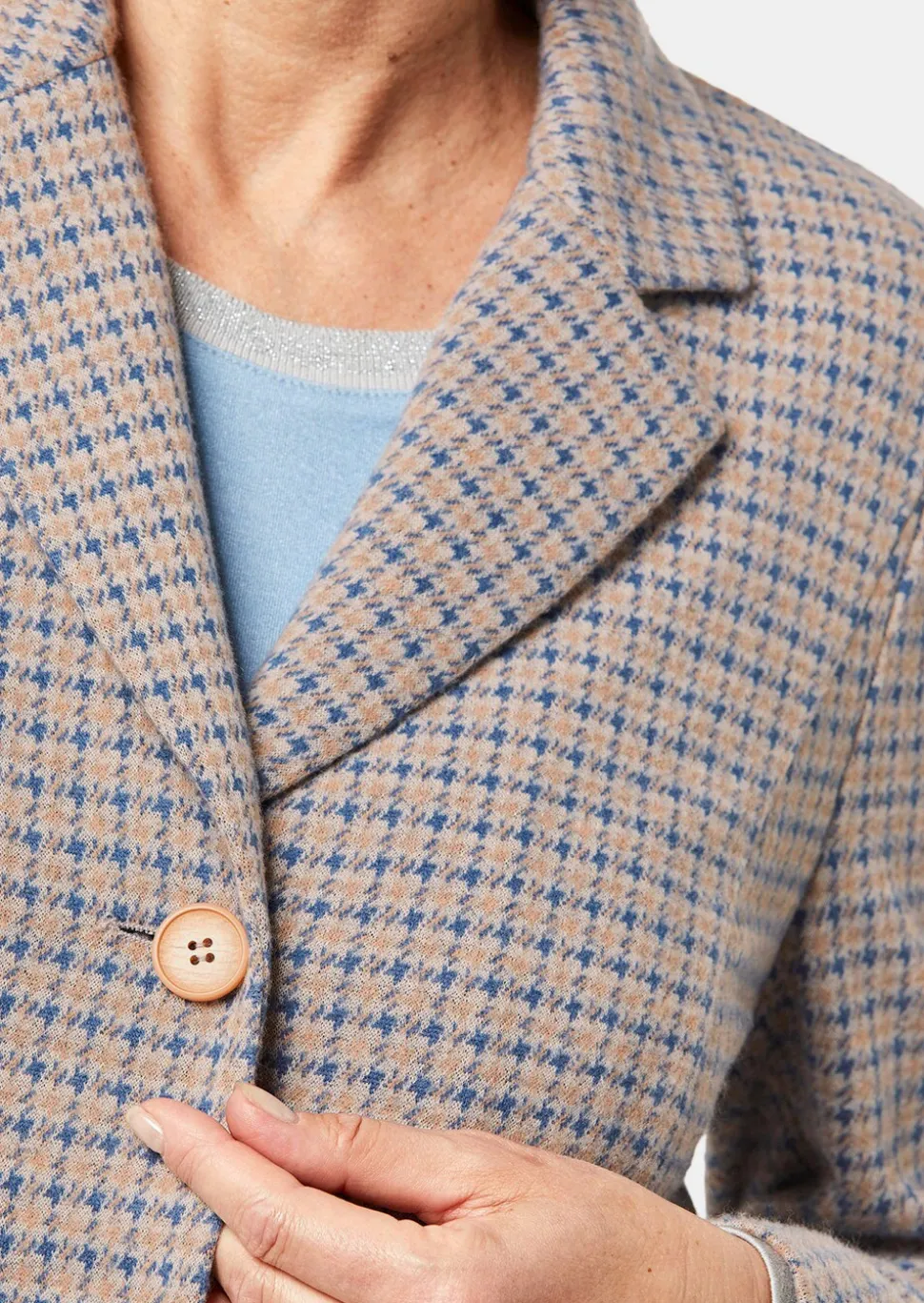 Veste en jersey structuré