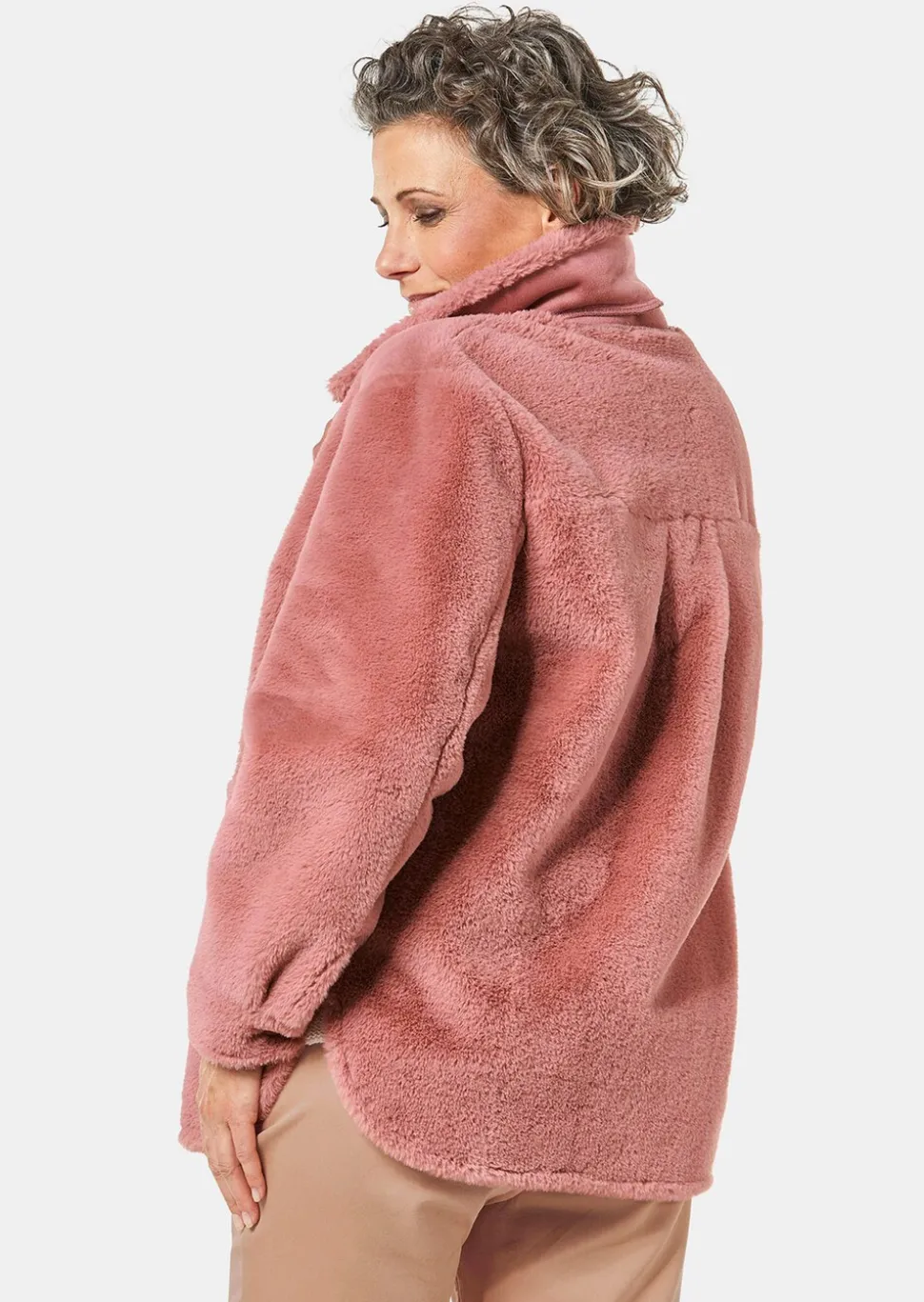 Veste en tissu fourrure