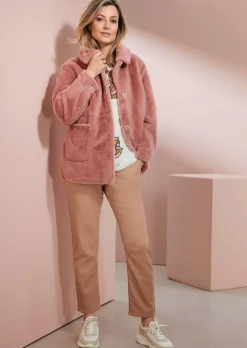 Veste en tissu fourrure