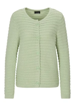 Veste en tricot ajouré pur coton