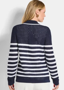 Veste en tricot avec col polo
