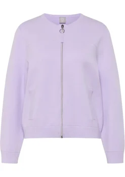 Veste en tricot avec fermeture zippée